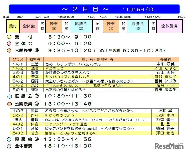 第65回教育研究発表会2日目