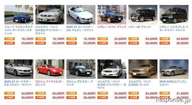 DMM.comでポルシェやメルセデスベンツなど高級車レンタルサービス開始