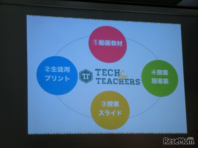 「TECH for TEACHERS」プログラム、4つの構成要素