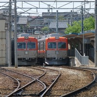 北陸鉄道は浅野川線の開業90周年イベントを開催する。写真はイベント会場となる内灘駅構内。
