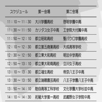 学校別説明会スケジュール