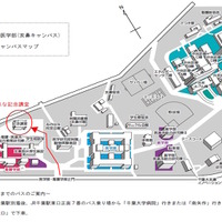 千葉大学医学部キャンパスマップ