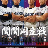関西学生野球連盟秋季リーグの告知ポスター選手編（拡大）