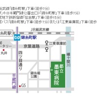 東京都立墨東病院への交通アクセス