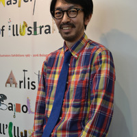 ボローニャ国際絵本原画展審査員の一人、三浦太郎氏