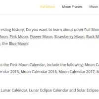 Pink Moon Name Origin　参考：Full Moon Phases