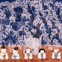 中島千波《花祭り》2008 年 個人蔵