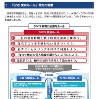 SNS東京ルールの策定の背景