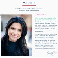 Girls Who Code 創立者兼CEO Ms. Reshma Saujani