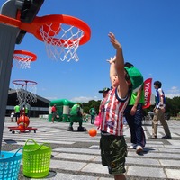「真夏のバスケフェスティバル」には未就学児向けの体験ゾーンが設けられる