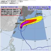 暴風域に入る確率