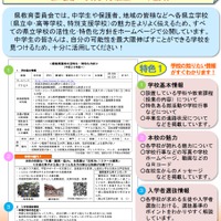 県立学校の活性化・特色化方針「学校基本情報」