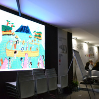 ボローニャ国際児童原画展授賞式では、日本人の作も多く取り上げられた