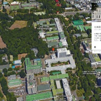 Google Earth　北海道大学のようす