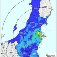 1都11県の放射性セシウム分布Mapと、近隣県の調査予定…文部科学省