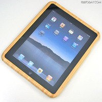 「iPad専用 竹製ハードケース（竹ナチュラルジャケット）」（iPadは別売） 「iPad専用 竹製ハードケース（竹ナチュラルジャケット）」（iPadは別売）