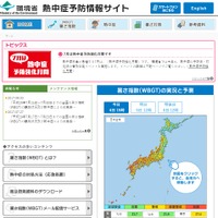 環境省熱中症予防情報サイト