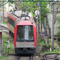 「パーミル会」6社は勾配がきつい鉄道路線を運営している。写真は箱根登山鉄道。