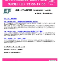 EF秋の留学フェア2017大阪会場