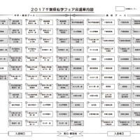 2017千葉県私学フェア会場案内図