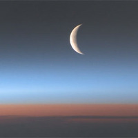 古川宇宙飛行士が国際宇宙ステーション（ISS）から撮影した月（出典：JAXA/NASA）