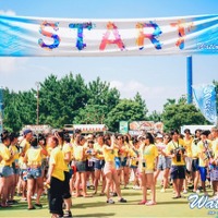 水風船が飛び交う水掛け祭り「ウォーターランフェスティバル」が横浜で開催