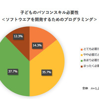 子どものパソコンスキル必要性：ソフトウエアを開発するためのプログラミング