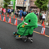 京都府福知山市から駆け付けたゴーヤ先生もシャー！／「いす-1グランプリ」埼玉羽生大会（2018-19シーズン 第3戦）