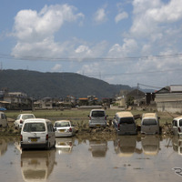 平成30年7月豪雨（7月10日、岡山県倉敷市）　(c) Getty Images