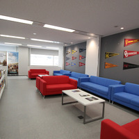 TGG　「アトラクション・エリア」は3階にもある。写真は「キャンパスゾーン」の「スクールオフィス」