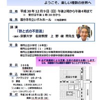 東京ジュニア科学塾 一般コース（第2回）