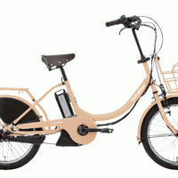 ルイガノ初の3人乗りに対応した電動アシスト自転車「アセントデラックス」（アンティークピンク）