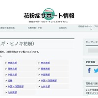 花粉症サポート情報