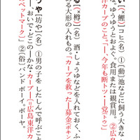 広島仕様の辞典が登場！「三省堂国語辞典 第七版 広島東洋カープ仕様」3月発売