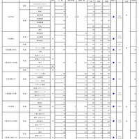2019年度大阪私立高等学校生徒応募状況一覧（2019年2月5日正午現在）共学校（一部）