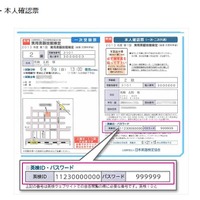 英検IDの記載場所（受験票・本人確認票）