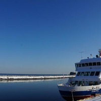 北海道網走の流氷船 オーロラ号 が3月31日まで運行中（撮影日：1月25日）