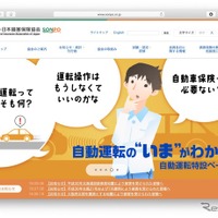 日本損害保険協会のホームページ