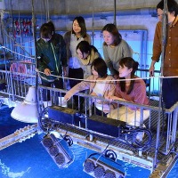 「京の海」大水槽の裏側を見学