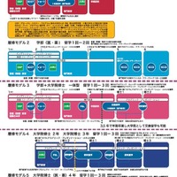 留学の履修モデル（イメージ）