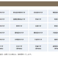 「私立大医学部進学相談会」参加大学