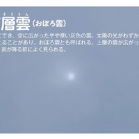高層雲（写真・文／武田康男）