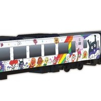 リニューアルされる2両編成の「宇和海アンパンマン列車」。