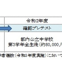 テストの全体スケジュール