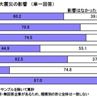 2012年卒の採用活動への東日本大震災の影響
