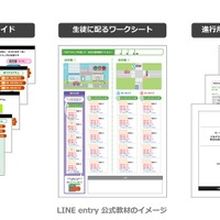 LINE entry公式教材のイメージ
