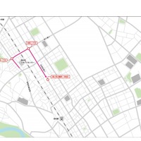 東京2020オリンピック聖火リレー リハーサルルート図（羽村市）