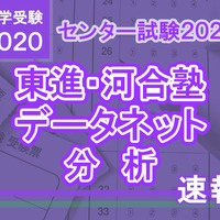 【センター試験2020】理科2の分析…東進・河合塾・データネット速報まとめ