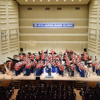 「第50回日本吹奏楽指導者クリニック」のコンサートのようす