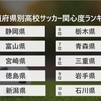 高校サッカー関心度ランキング 1位の都道府県は リセマム